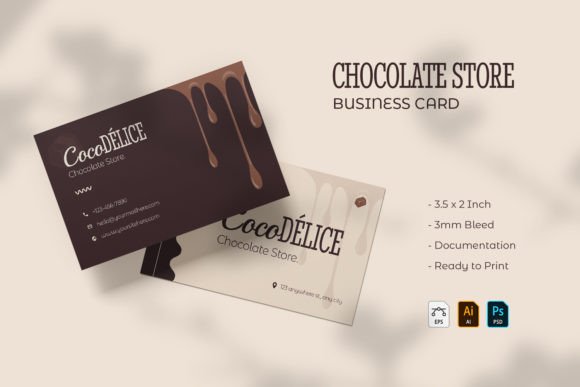 Chocolate Store - Business Card: A Practical Review of a Modern Design Asset