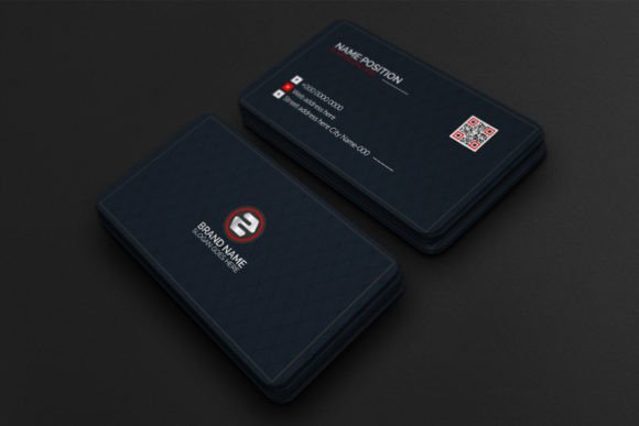 Dark Business Card