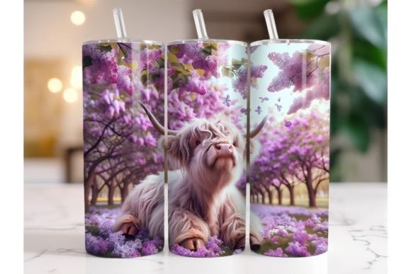 Evaluating the Lavender Highland Cow Tumbler Wrap for Custom Craft Projects