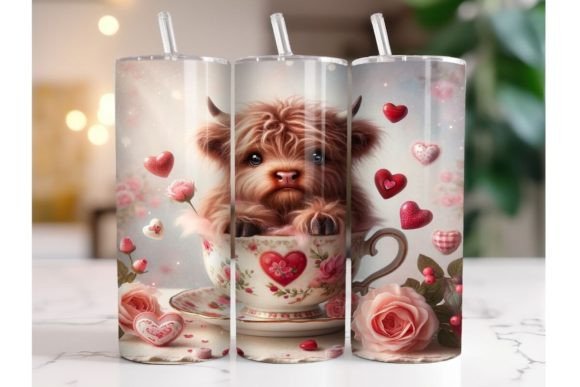 Highland Cow in Mug Coffee Tumbler Wrap: A Creative Guide to Digital Assets and Craft Applications