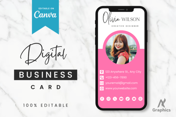 The Dark Digital Business Card Template: A Modern Approach to Professional Networking